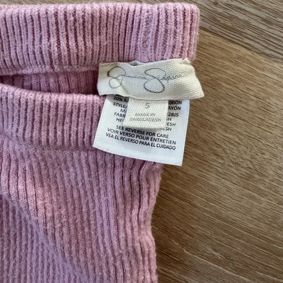 Jessica Simpson Pink Cable Knit Sweater and Pants Set - Picture 4 of 4